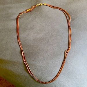 Bronze color necklace